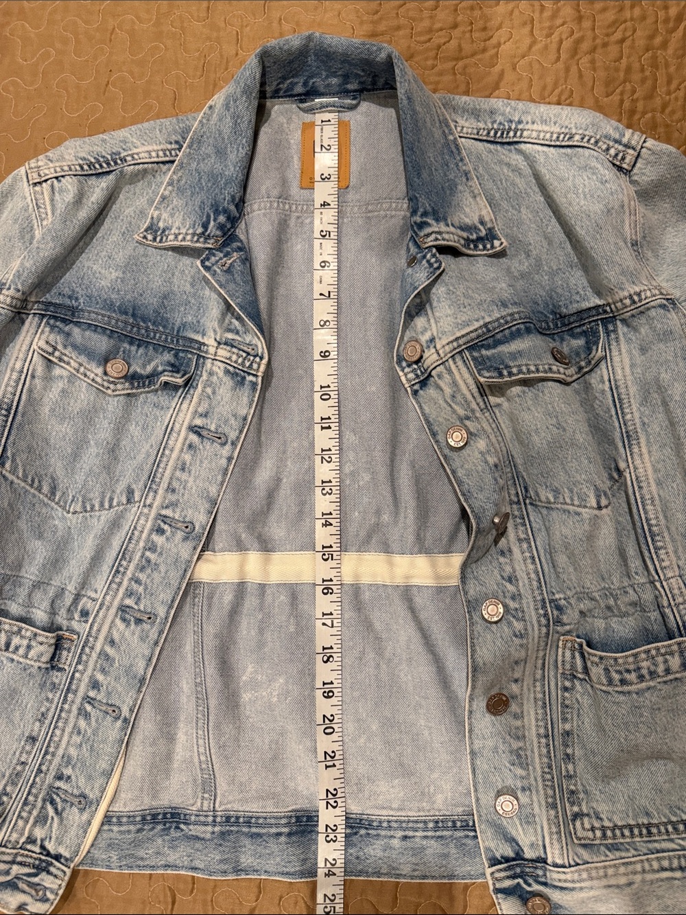 GAP Faded Blue Denim Jacket - Picture 7 of 10